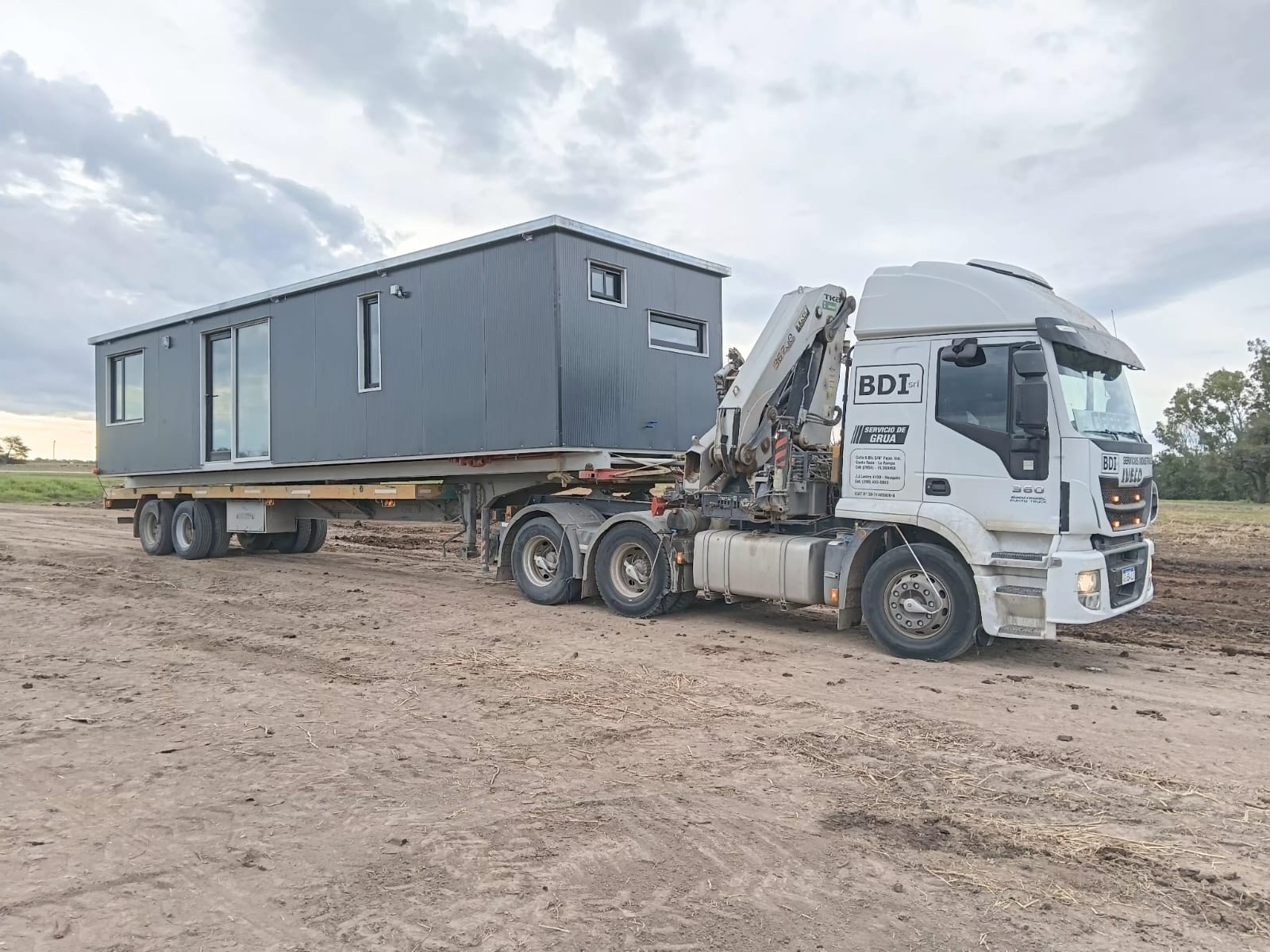 Logistica y Traslado de Modulos
